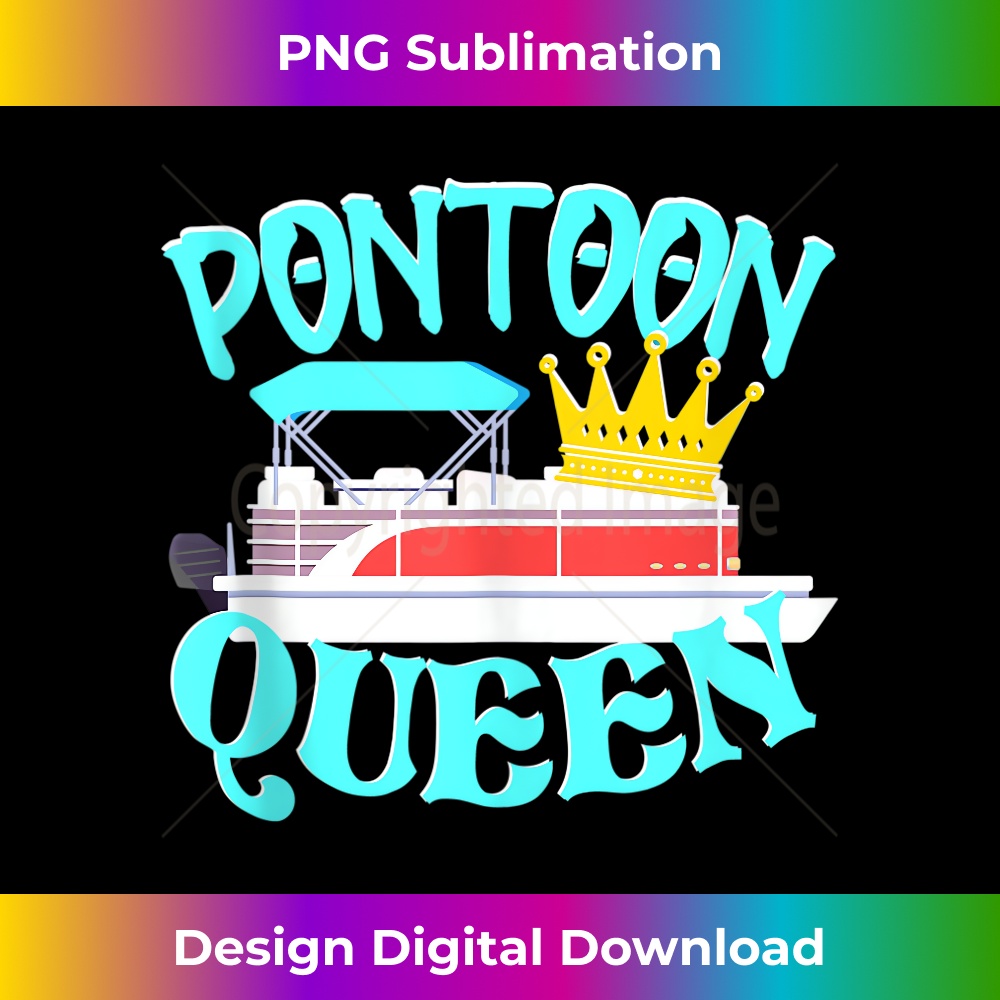 Pontoon Queen Funny Boating Lake Summer 1507.jpg