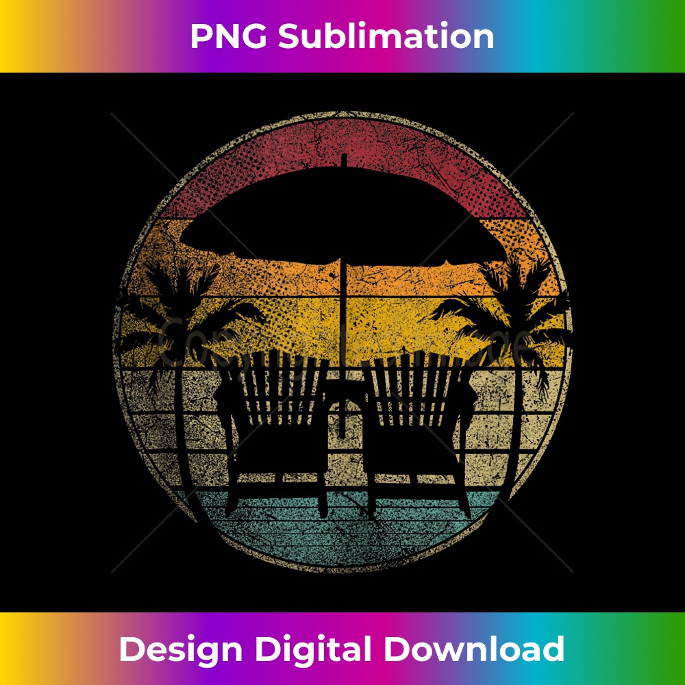 Palm Tree Sun Retro Beach Umbrella Chair Tropical  1870.jpg