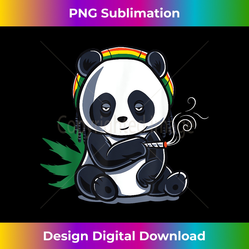 Weed Smoking Panda Marijuana Cannabis Stoner 0596.jpg