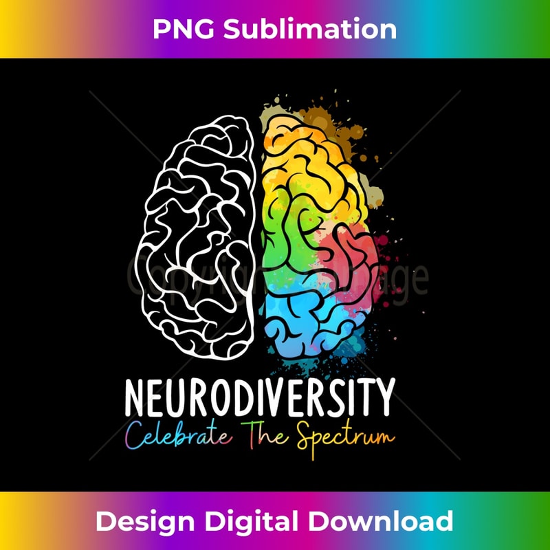 Neurodiversity - Autism Spectrum ASD ADHD Rainbow Brain 2600.jpg