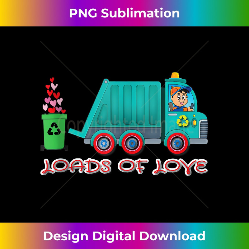 Garbage Truck Hearts Toddler Boys Valentines Day 0002.jpg