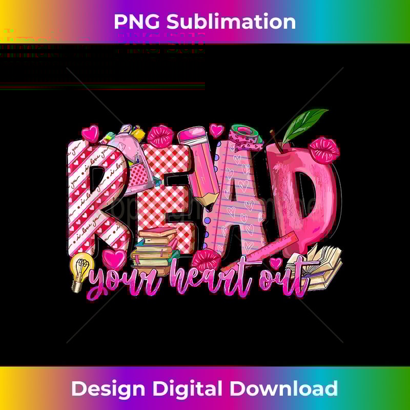 Retro Read Your Heart Out Valentine's Day Teacher Book Lover 2453.jpg