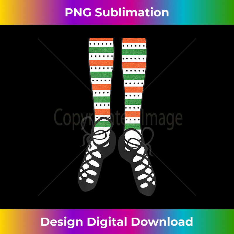 Irish Dance Socks Shoes for Girls in St. Patrick's day 1364.jpg