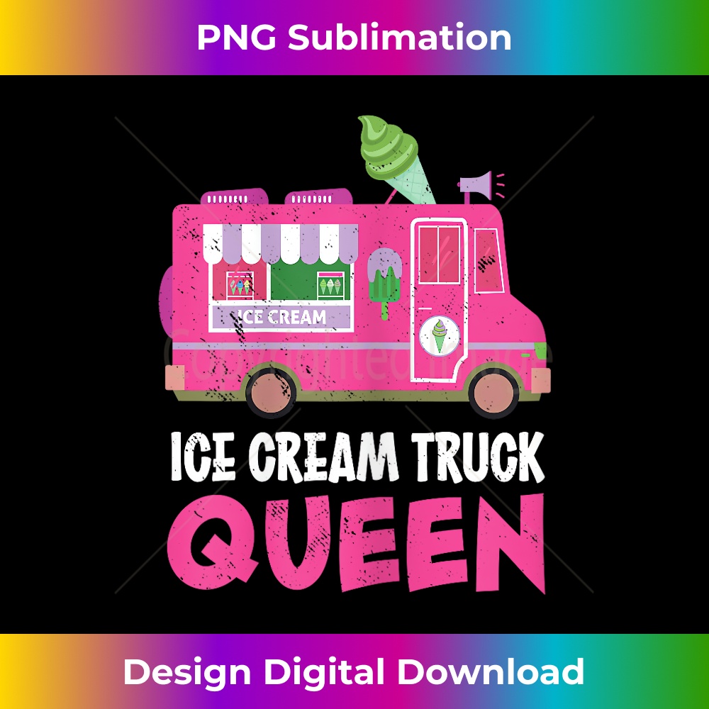 Ice Cream Truck Queen Frozen Dessert Ice Cream Truck Driver 0563.jpg