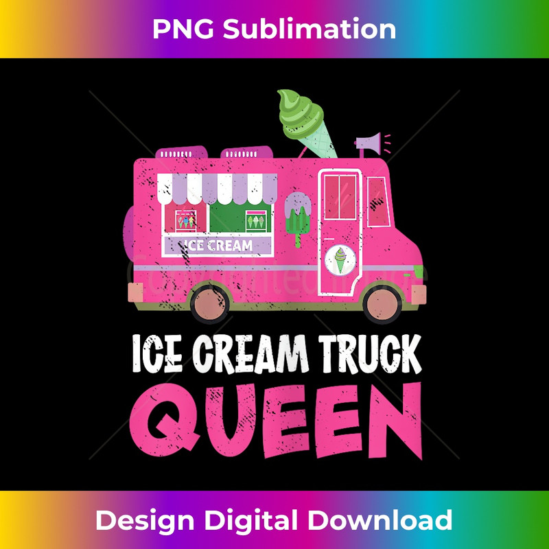 Ice Cream Truck Queen Frozen Dessert Ice Cream Truck Driver 0563.jpg