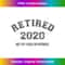 Retired 2020 Not My Problem Anymore Funny Retirement 0724.jpg