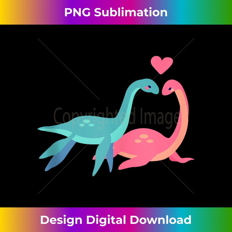 Funny Nessie Cryptid Valentines Day Loch Ness Monster Couple 0236.jpg