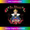 Disney Snow White Evil Queen Be Afraid Floral Portrait  0649.jpg