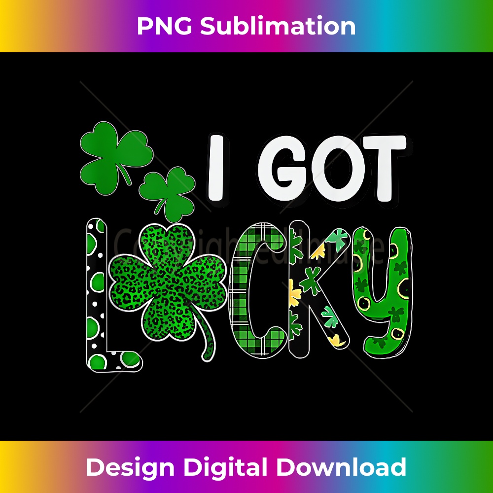 I Got Lucky I Got Pregnant Matching St Patricks Day Couples 0982.jpg