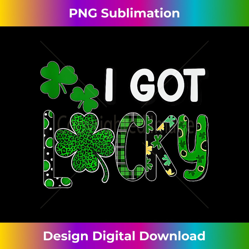 I Got Lucky I Got Pregnant Matching St Patricks Day Couples 0982.jpg