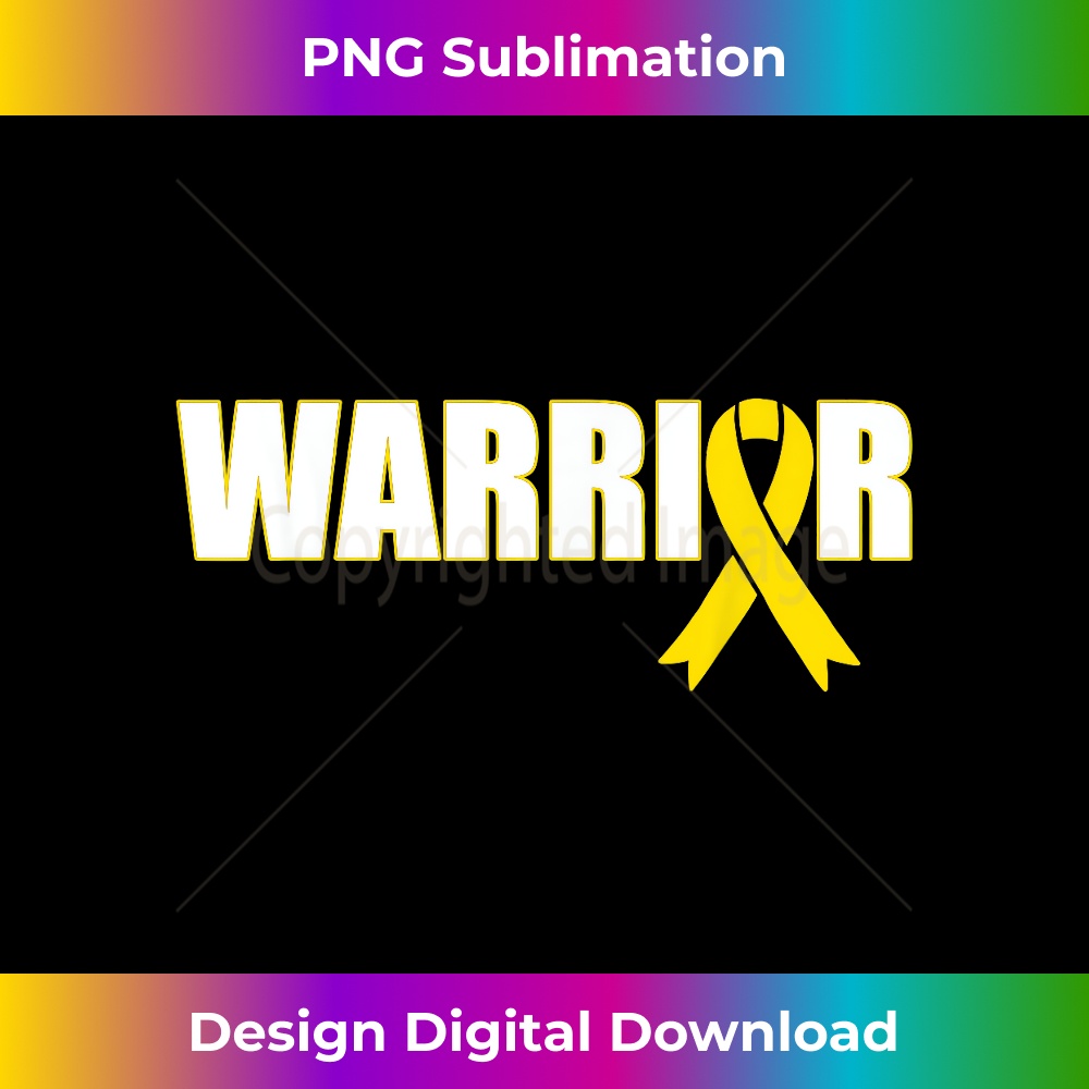 Bone Cancer Warrior - Sarcoma Yellow Ribbon 0012.jpg