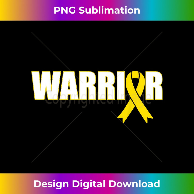 Bone Cancer Warrior - Sarcoma Yellow Ribbon 0012.jpg
