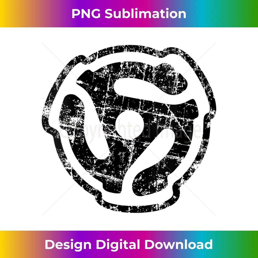 s 45 rpm Record Adapter Outline (Vintage Black) Turntable  0224.jpg