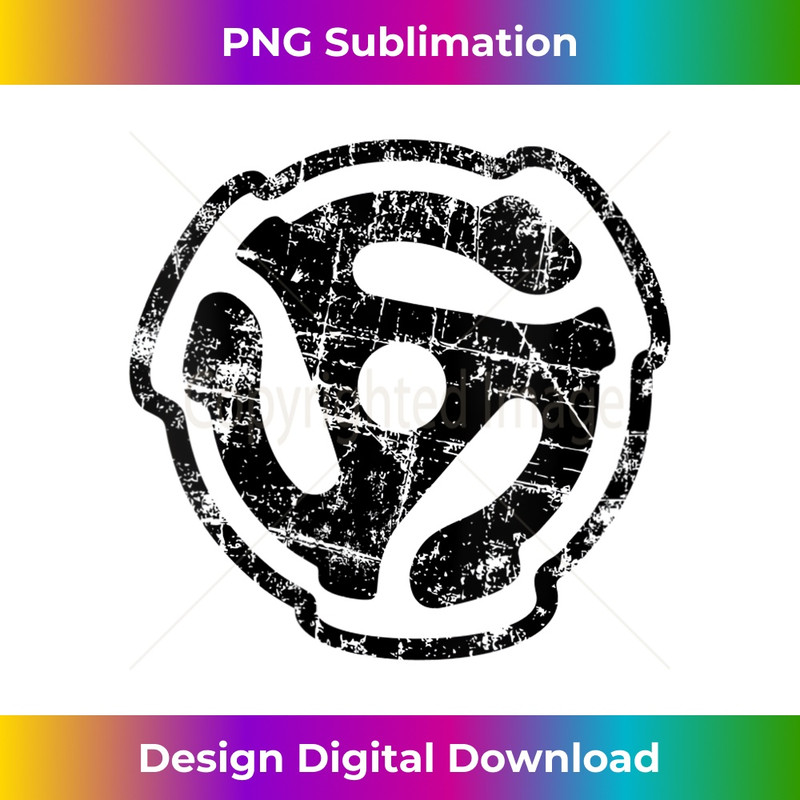 s 45 rpm Record Adapter Outline (Vintage Black) Turntable  0224.jpg