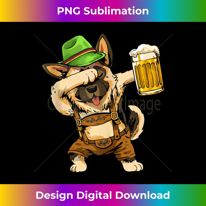 Dabbing German Shepherd Funny Dab Men Prost Drinking Beer 0063.jpg