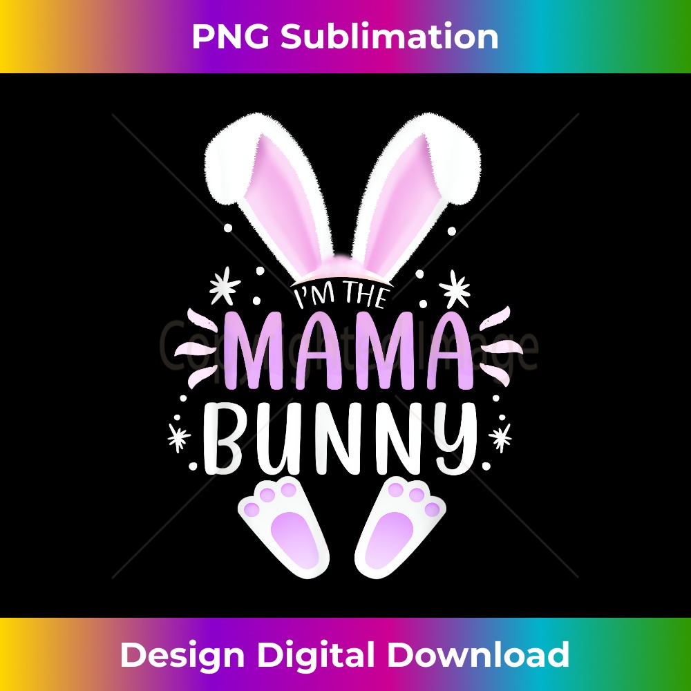 I'm The Mama Bunny Easter Day Bunny Family Matching Style 1861.jpg