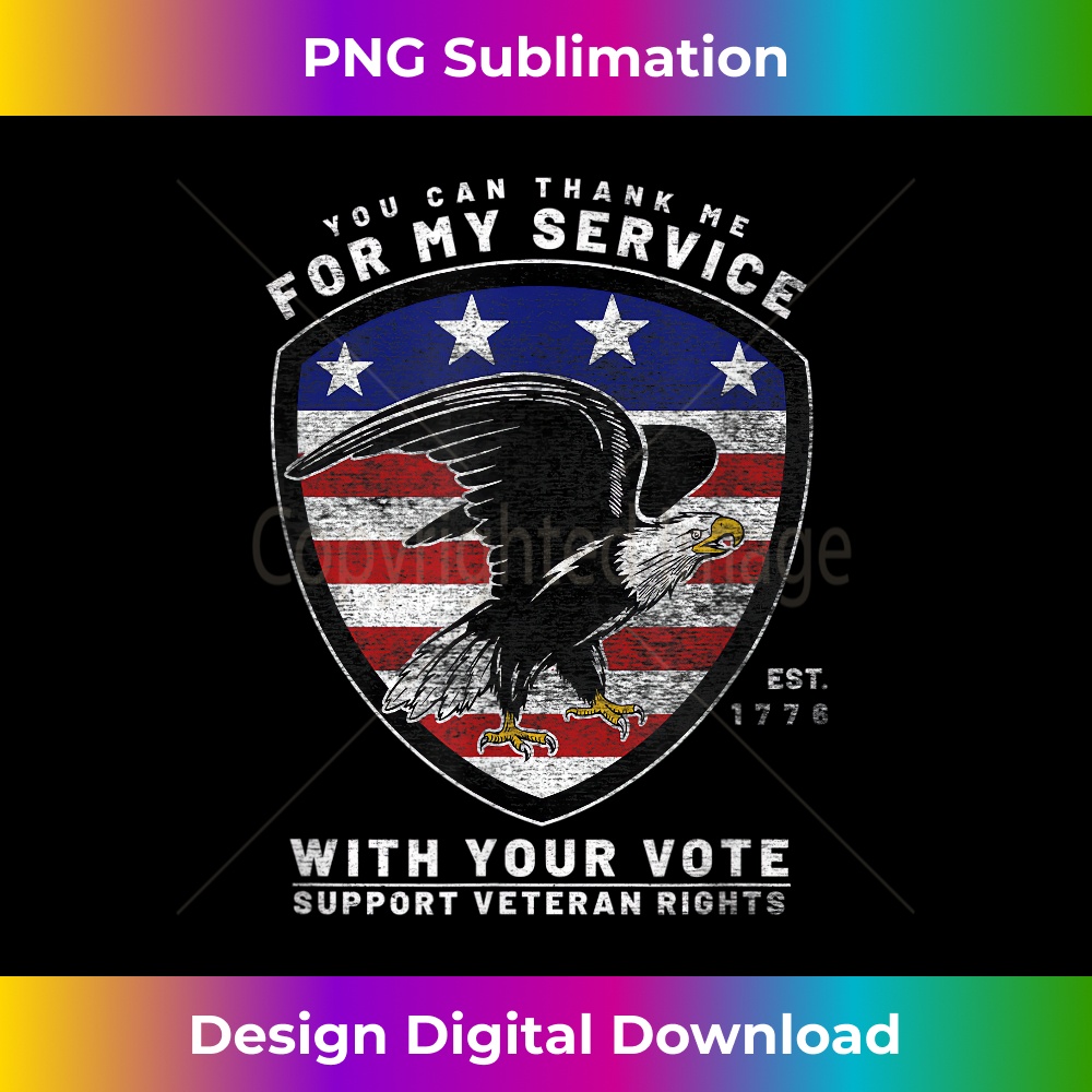 You can thank me for my service with your vote, Veterans 1016.jpg