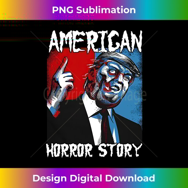 Trump President USA Flag Halloween Horror Story Costumes Long Sleeve 2573.jpg