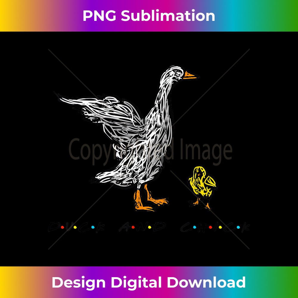 Duck And Chick Funny Quote T-Shirt 0564.jpg