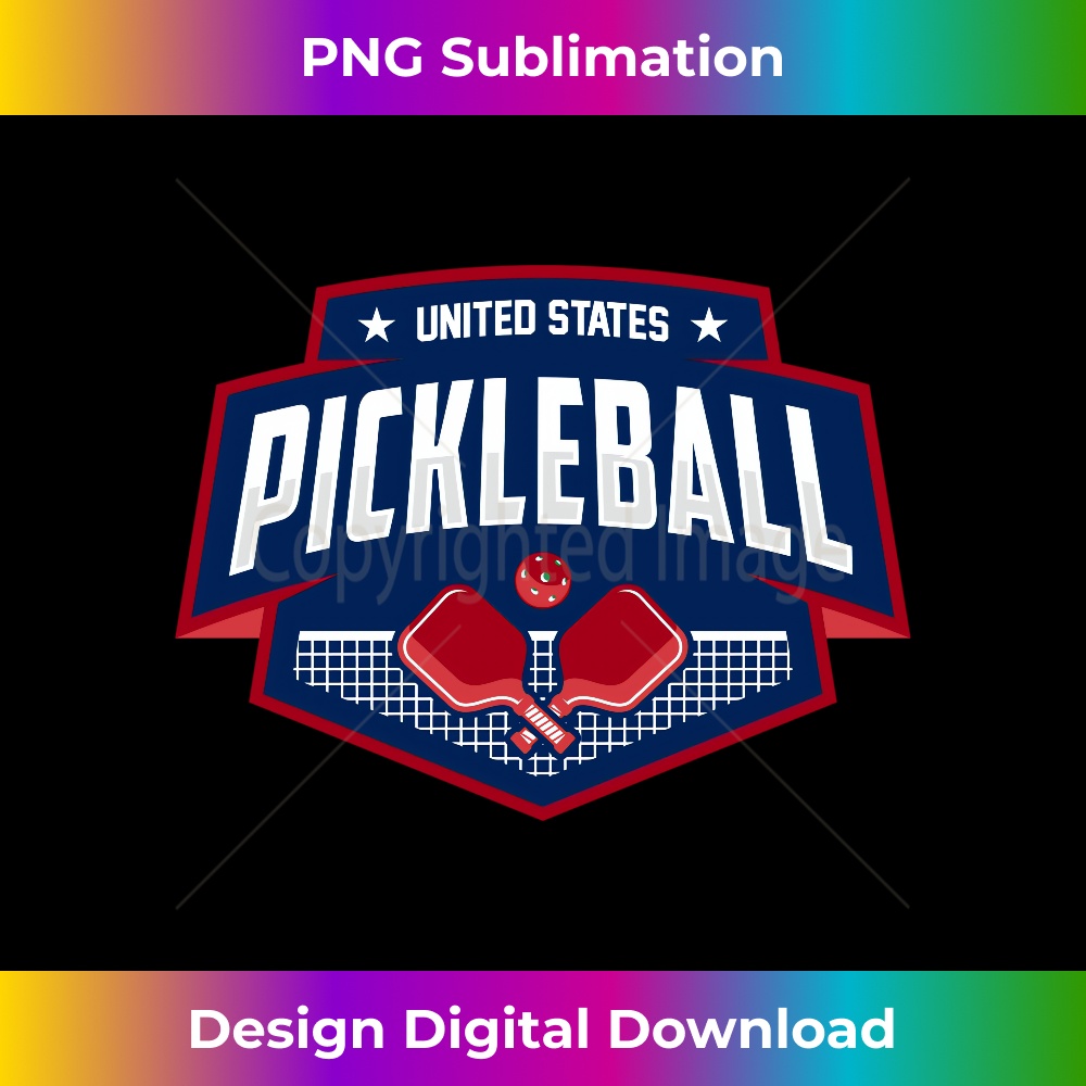 Pickleball Support the Team Pickleball Player USA Flag Long Sleeve 1945.jpg