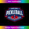 Pickleball Support the Team Pickleball Player USA Flag Long Sleeve 1945.jpg