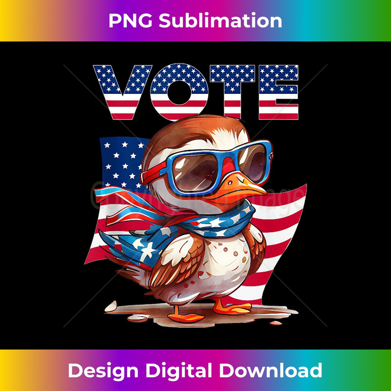 Vote Next President Of The US Proud American Duck US Flag Tank Top 0478.jpg