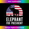 Elephant for President, Funny Elephant Election Tank Top 0701.jpg