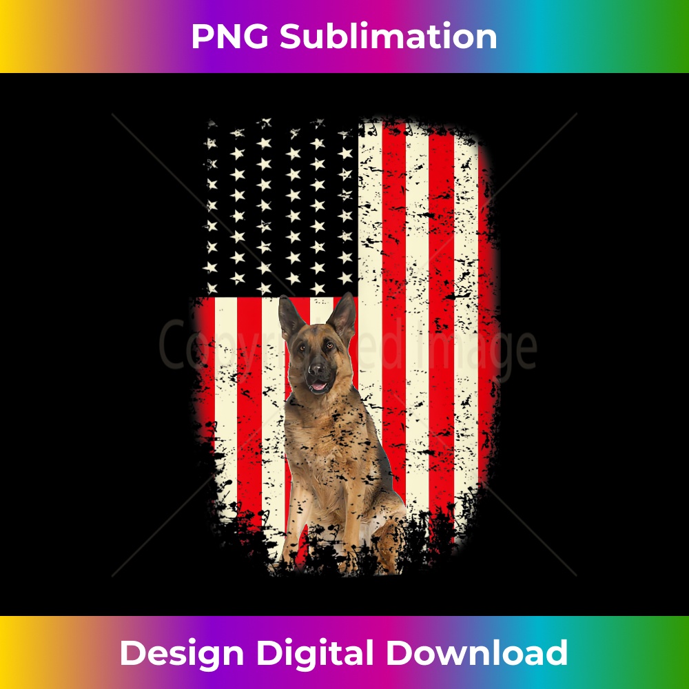 Merica German Shepherd 4th of July T-Shirt Dog American Tank Top 1628.jpg