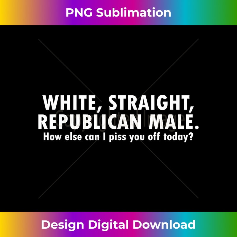 Humors White, Straight, Republican, Male -Republican T shirt 0924.jpg