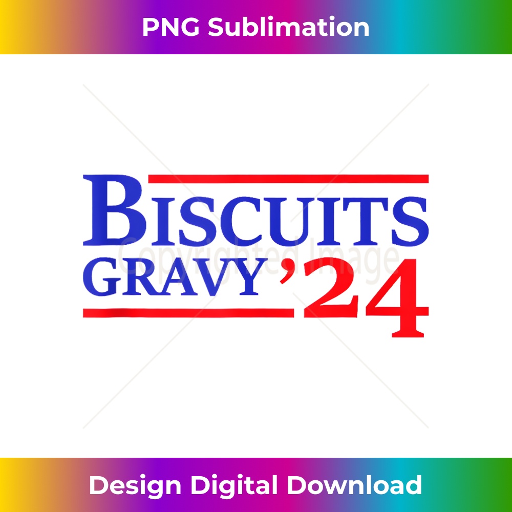 Biscuits Gravy 2024 US Presidential Election Food Funny Tank Top 0054.jpg