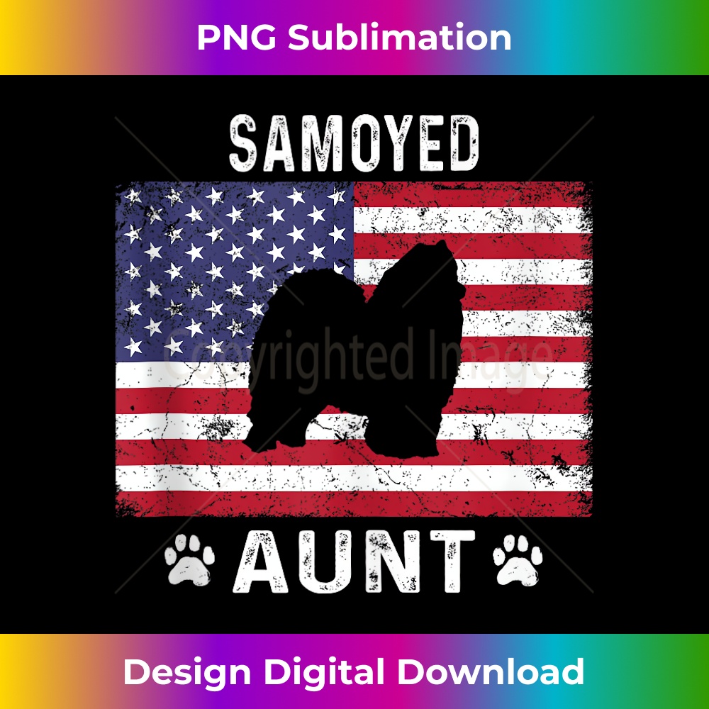 Funny Samoyed Aunt US Flag 4th Of July Tank Top 0885.jpg