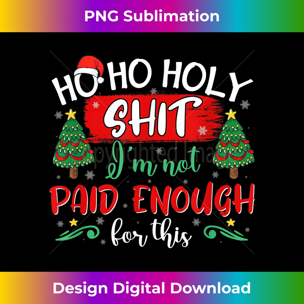 Ho Ho Holy Sheet Santa Hat Funny Merry Christmas Xmas Tree 0915.jpg