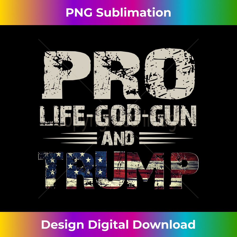 Pro God Pro Gun Pro Life Pro Trump T-Shirt For Women Men Long Sleeve 0263.jpg