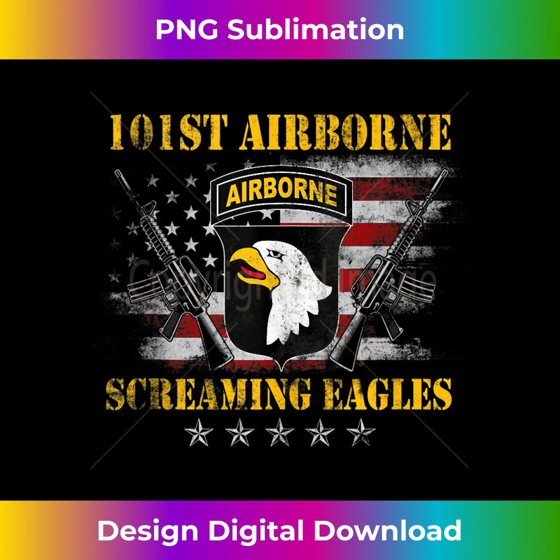 U.S Army 101st Airborne Division Veteran Screaming Eagle Tank Top 2618.jpg