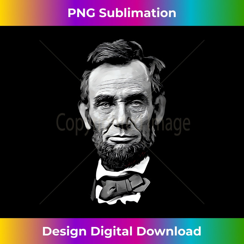 President Abraham Lincoln Abe Lincoln Portrait Illustration Long Sleeve 1975.jpg