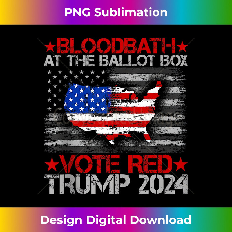 Trump Bloodbath At The Ballot Box, Retro Americans US Flags Tank Top 1298.jpg
