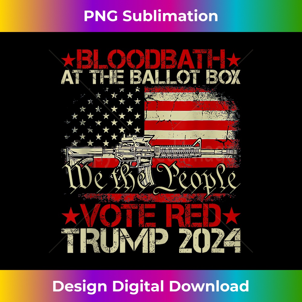 Trump Bloodbath At The Ballot Box, For Vote Red US Americans Tank Top 1297.jpg