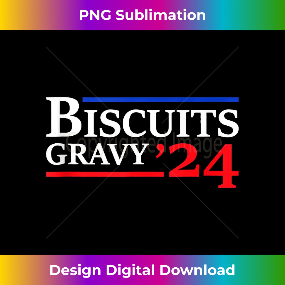 Biscuits Gravy 2024 US Presidential Election Food Funny Tank Top 0053.jpg