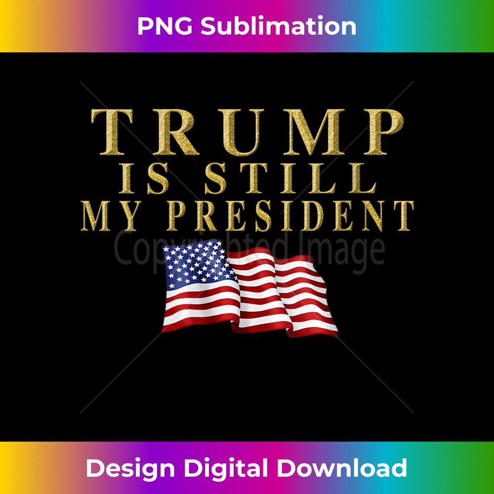 Womens Still My President Trump V-Neck 2861.jpg