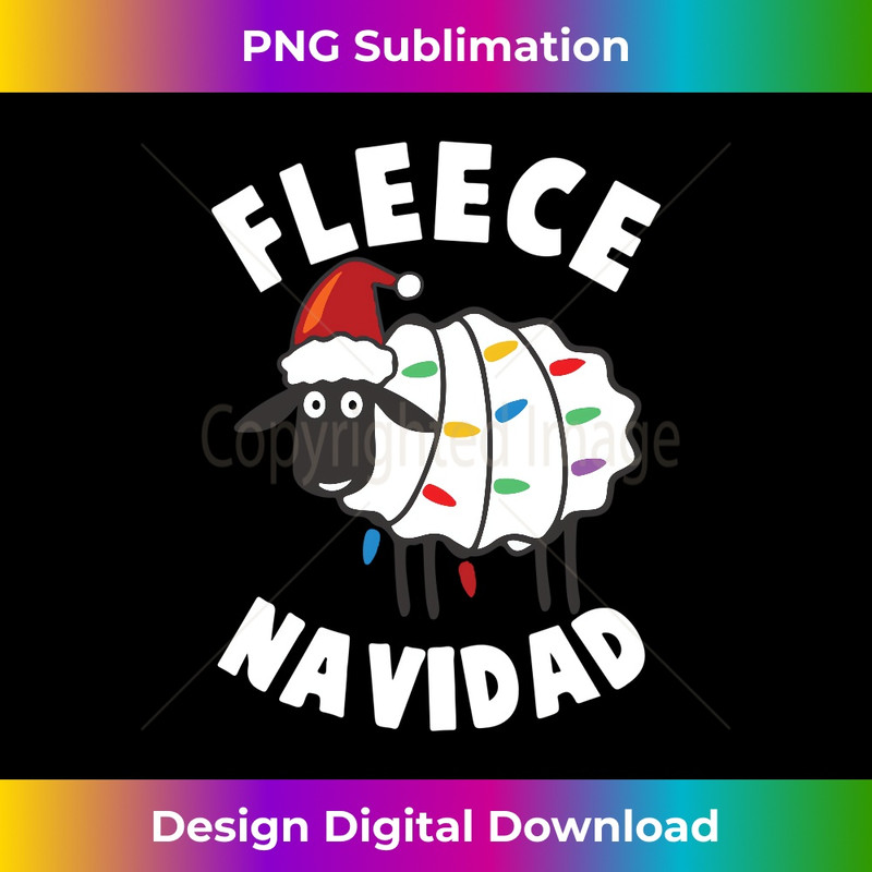 Funny Play on Word Fleece Navidad Christmas Holiday Sheep T 0788.jpg