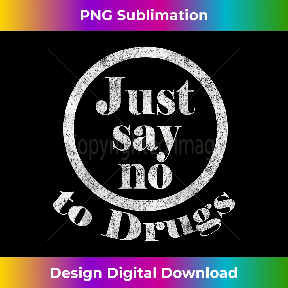 Retro 80's Just Say No to Drugs T-Shirt 1980's War on Drugs 0403.jpg
