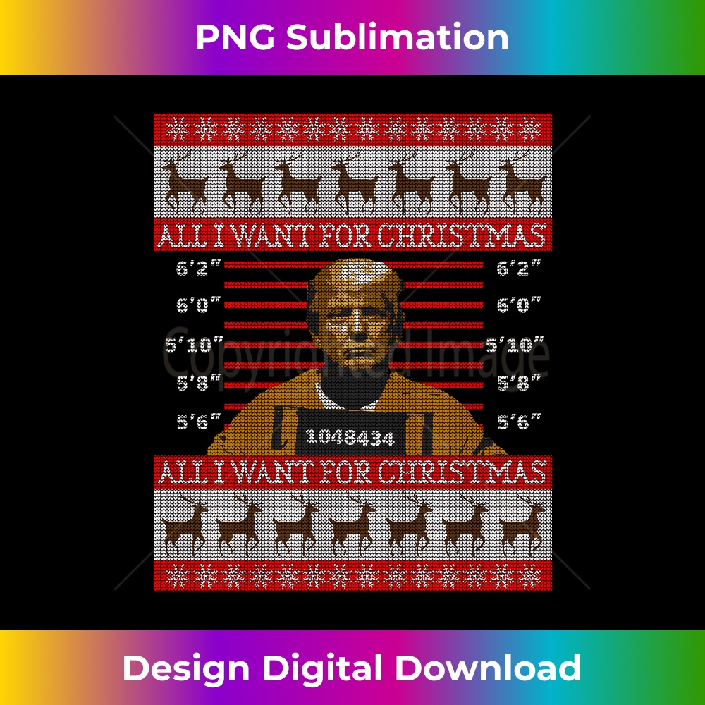 Trump in Prison Ugly Christmas Sweater Long Sleeve 1431.jpg