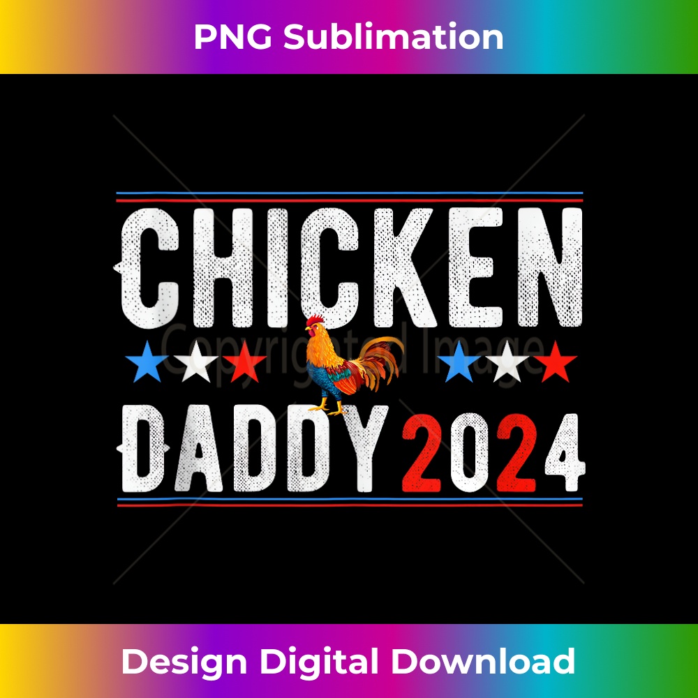Chicken Daddy Funny For 2024 President Election. Tank Top 0441.jpg