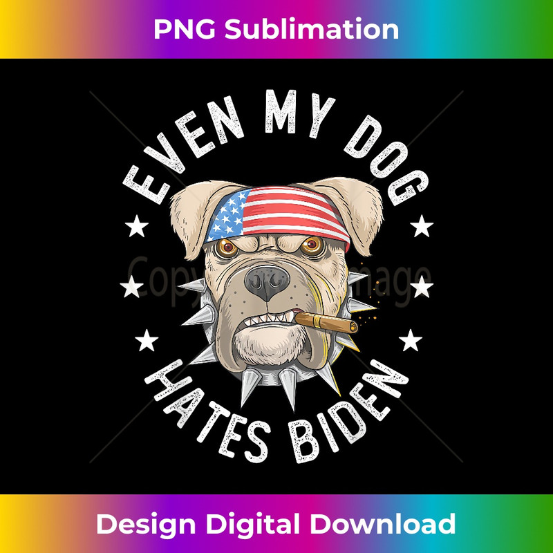 Vintage Anti Liberal Even My Dog Hates Biden Pit Bull Dog 1936.jpg