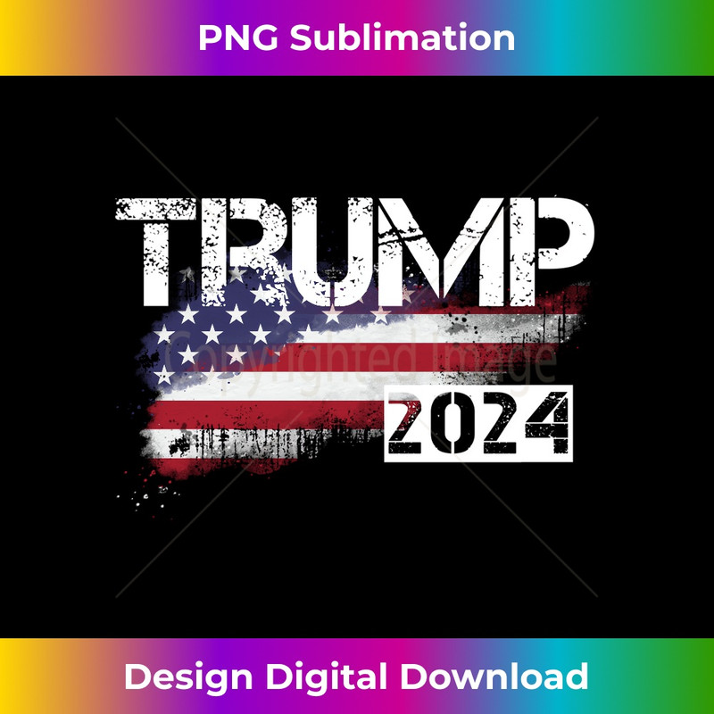 Trump 2024 Supporter Conservative Patriotic Election Graphic Long Sleeve 0402.jpg