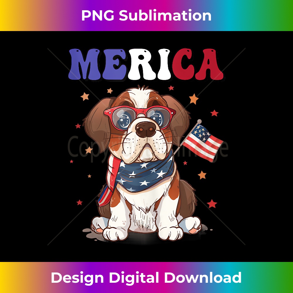Merica Saint Bernard Dog 4th Of July Tank Top 1666.jpg
