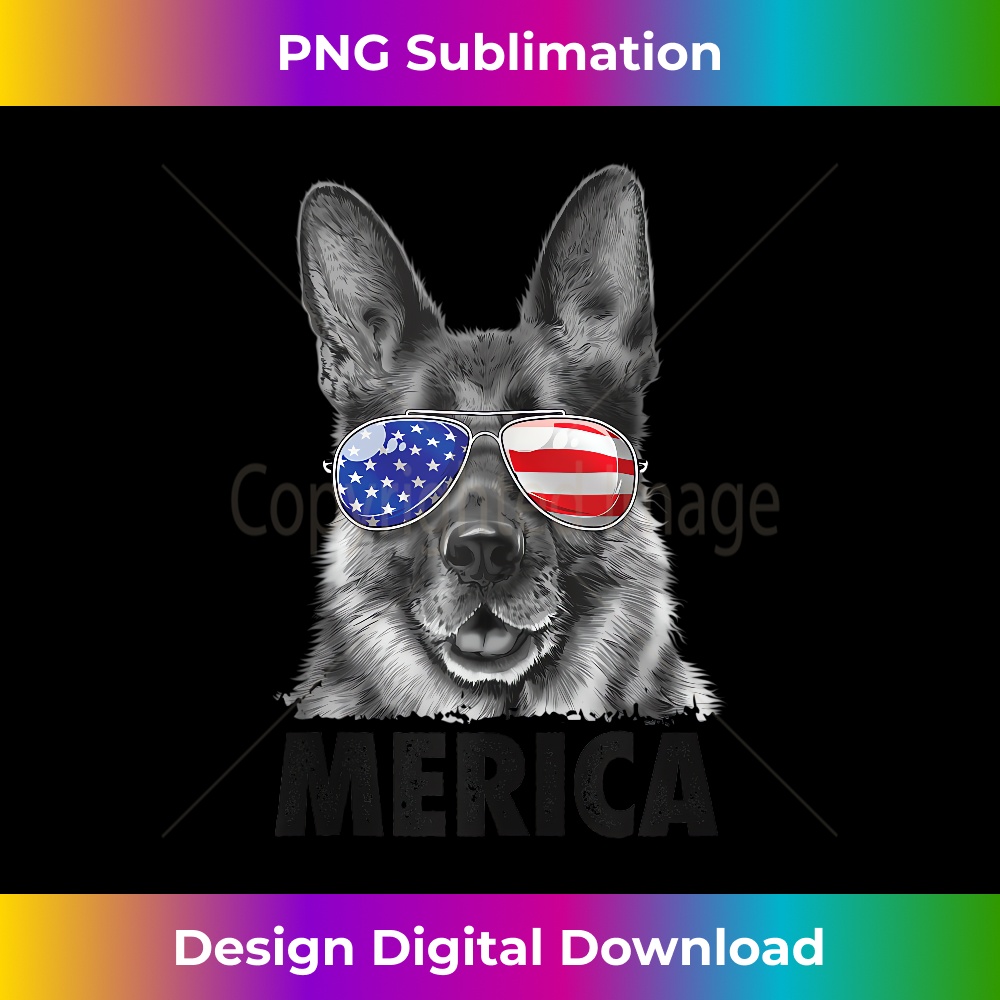 German Shepherd 4th of July Merica Men Women USA Flag Tank Top 0989.jpg