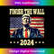 Trump Finish The Wall 2024 US Flag Retro Style For Men Women Tank Top 1383.jpg
