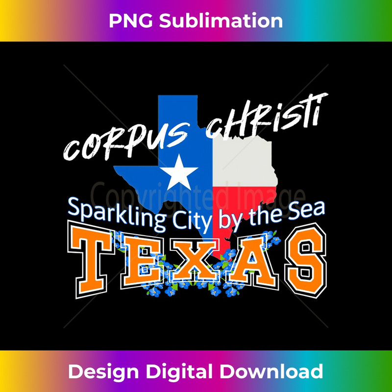 Corpus Christi Texas Nicknamed Sparkling City by the Sea Long Sleeve 0091.jpg