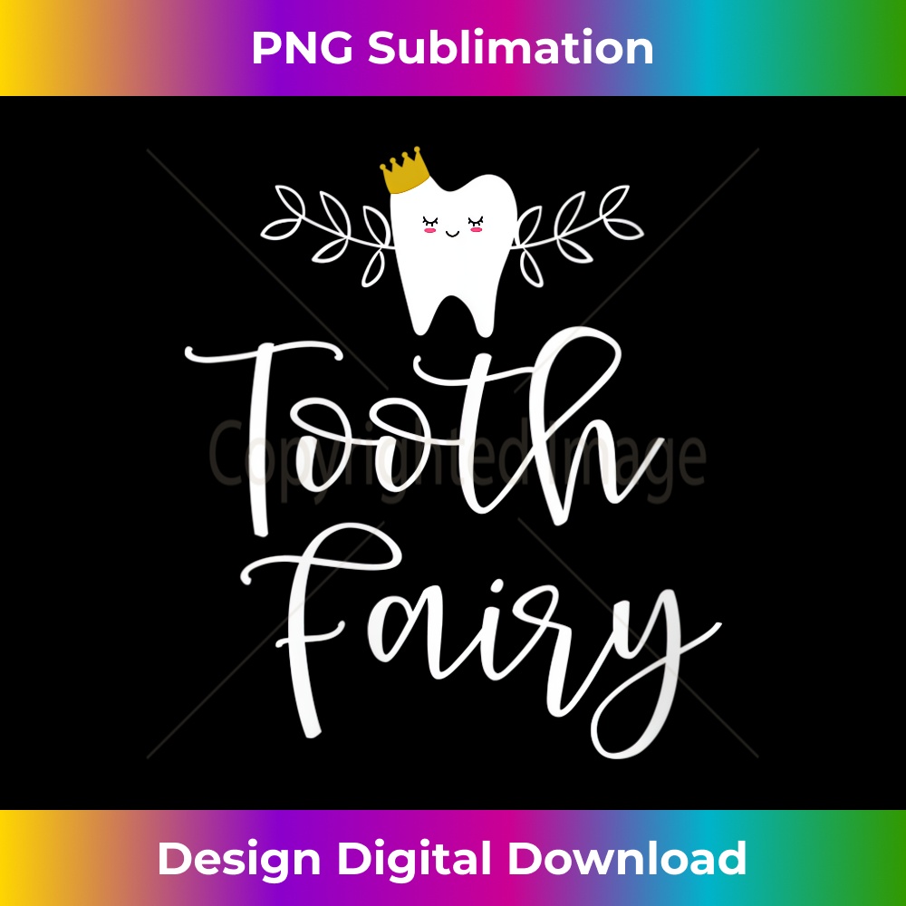Womens Pretty Tooth Fairy Cartoon Drawing V-Neck 1713.jpg